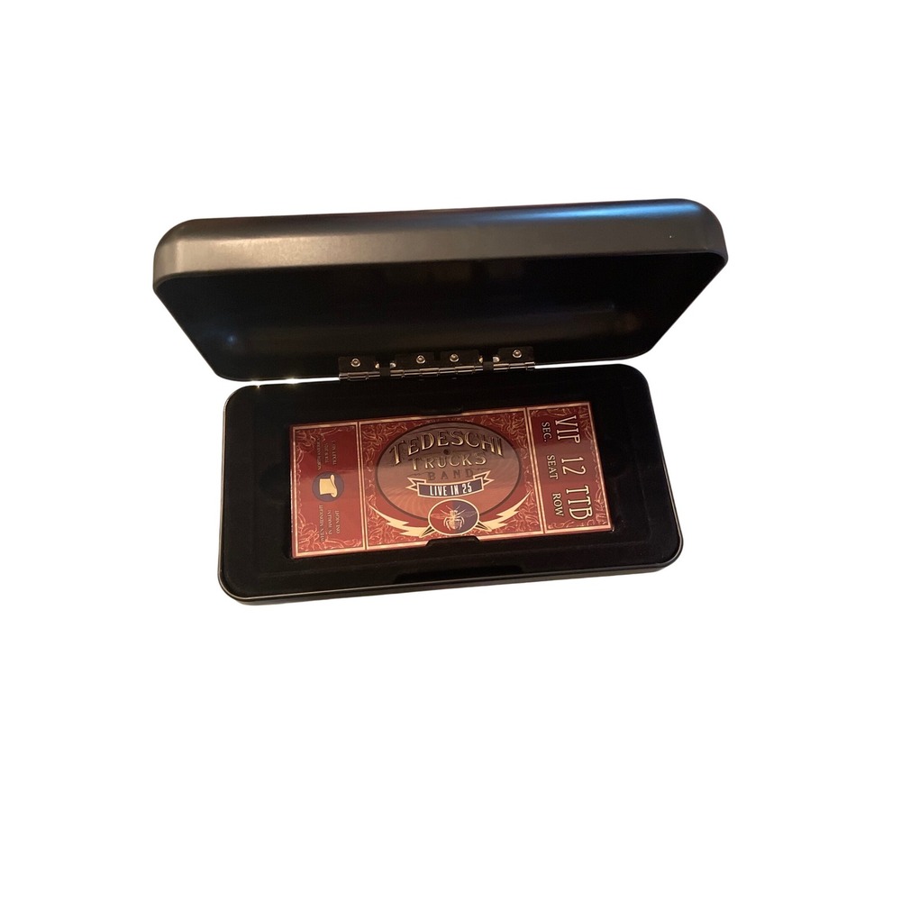 Tedeschi Trucks Band Live In 25 VIP‎ 12 TTB Metal Ticket Box Set Memorabilia